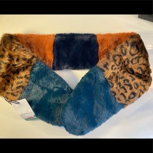 Faux fur Joules scarf/stole